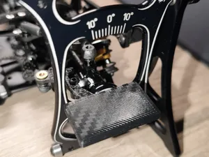 Schumacher Mi8 Caster Gauge Plate