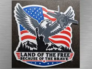 Patriotic- Land of the Free because of the brave