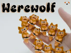 Cute Mini Flexi Werewolf - Halloween Fidget Toy +