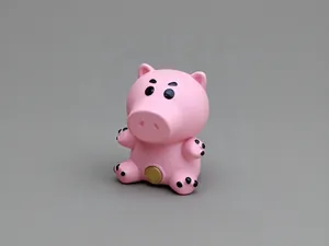 火腿猪-迪士尼玩具总动员公仔潮玩手办草莓熊摆件女童涂色玩偶