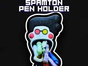 Spamton Pen Holder