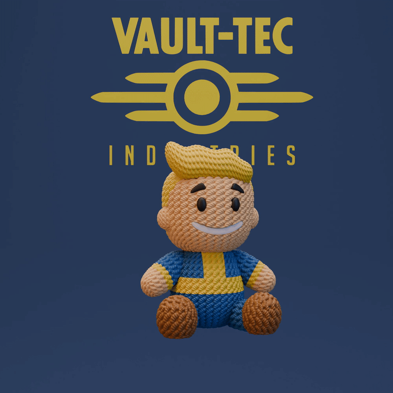 Crochet Fallout Vault-Tec Vault Boy