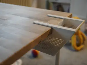 Table Edge Trash Bin