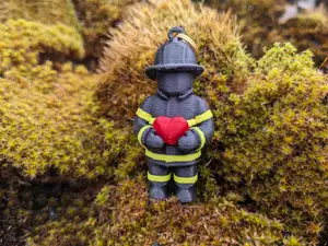firefighter keychain
