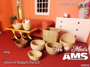 WLM - Weaved Ratten & Wicker Baskets Pack II