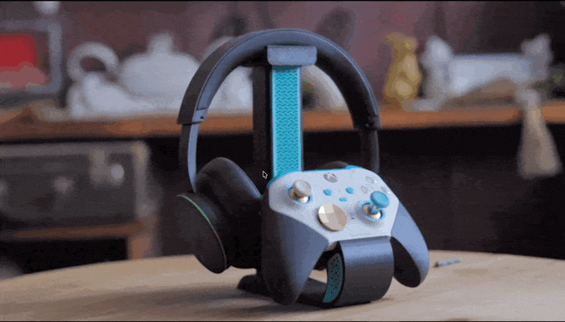 Universal Controller + Headset Desk Stand