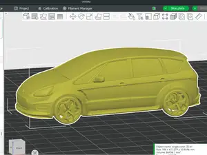S-max 10cm car model