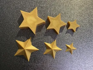 two different stars three different sizes