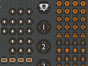 Kill Team 2024 Basic Tokens Embossed 3 Colours