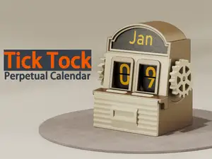 Tick Tock Perpetual Calendar