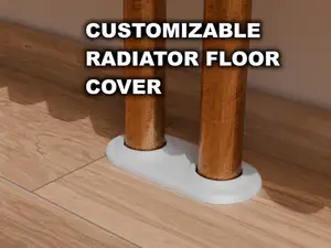 Radiator Pipe Floor Cover - Parametric