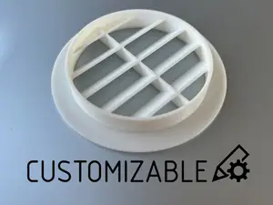Round vent cover - Customizable