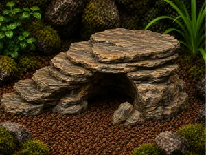 Layered Rock Cave