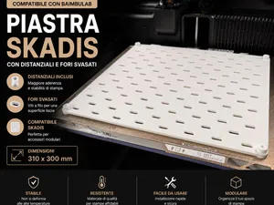 piastra skadis 320x300 con distanziali svasati
