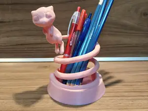 Mew Pokémon Pen Holder | mew statue