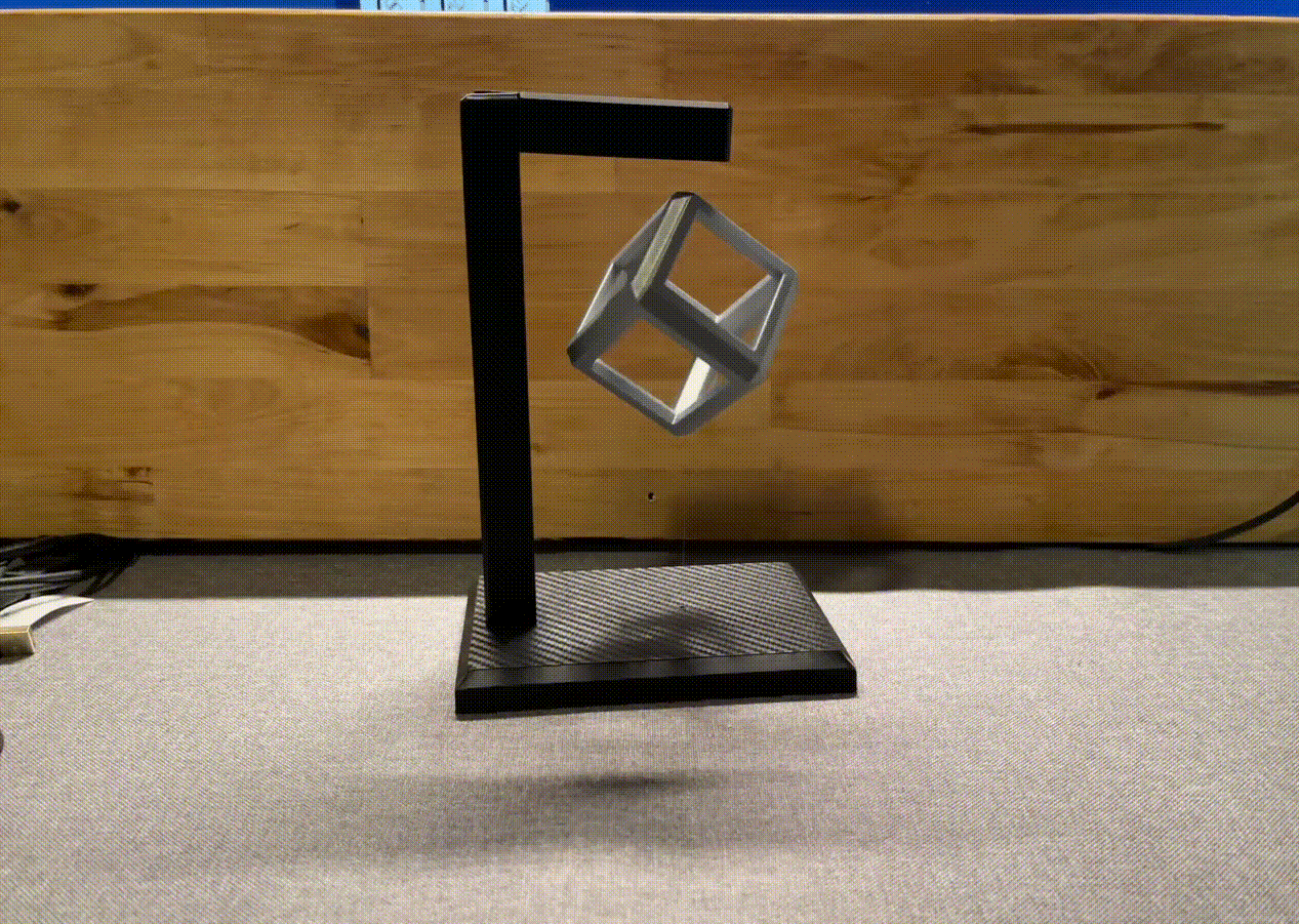Magnetic Levitation Cube "Black Floater"
