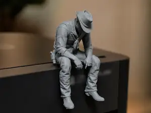 Sad Arthur Morgan - RDR sitting on a ledge figure!