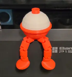 Fishing Bobber Buddy with Articulated Legs