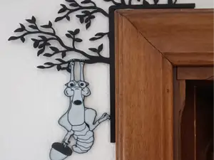 Decor corner door Scrat ice age funny