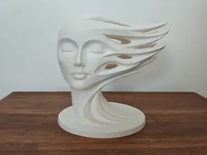 Flow On Mind – Face in Motion Sculpture