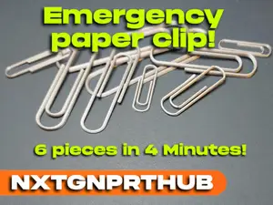 EMERGENCY paper clip