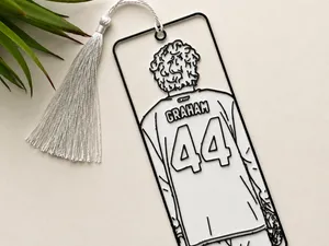 Off Campus Lesezeichen| Garrett Graham LineArt