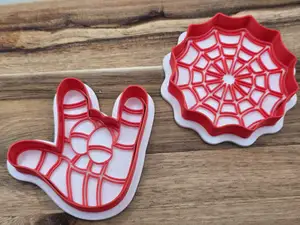 Spiderman Hand Web Cutter Cookie Stamp Form Mold