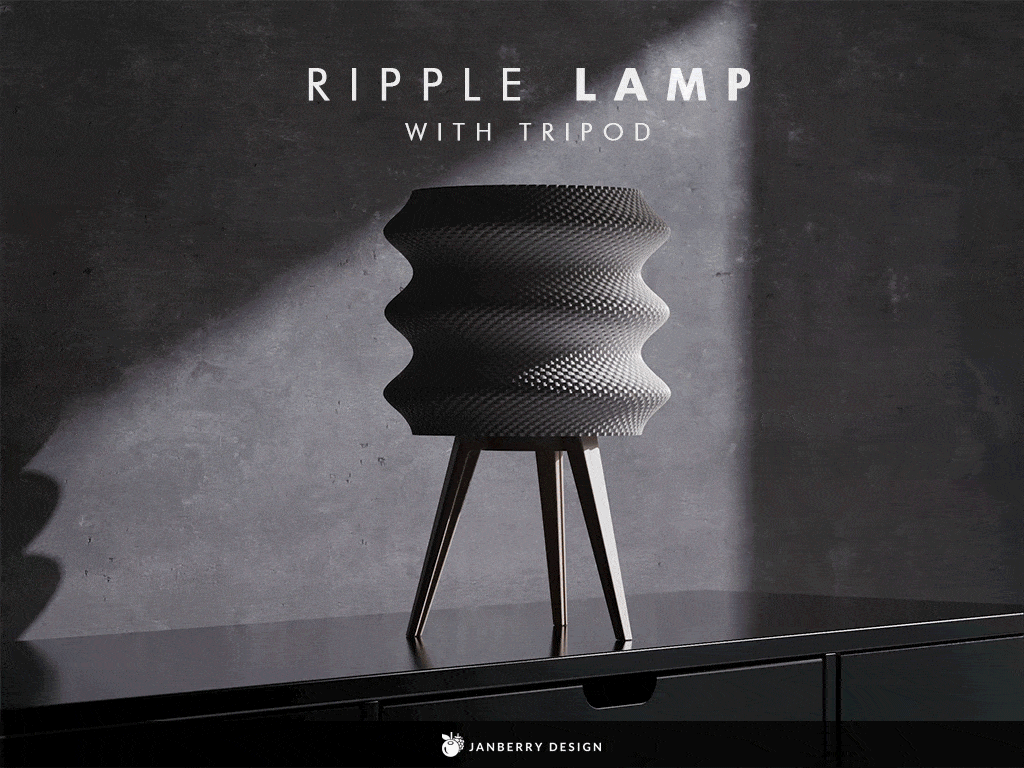 Ripple Lamp - with Tripod