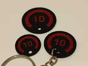 Faceit Level 10 Badge Keychain CS2 CS:GO