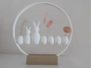 Minimalist Easter Hoop / Easter wreath