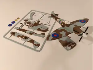 Supermarine Spitfire Plane Kit Card