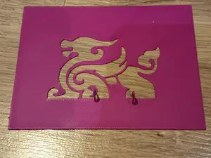 Kukirin template for spray paint on deck