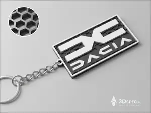 Dacia logo keychain