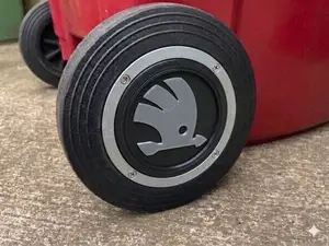 The "Simple Wheelie Bin Hubcaps (Škoda Edition)