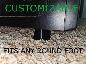 Customizable PC Tower Riser | Round Feet
