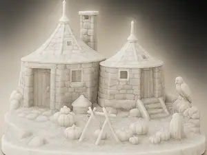 Diorama Casa de Hagrid
