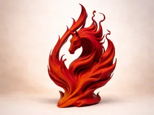 Fire Horse Symbol Sculpture