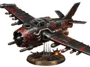 Scrap-Metal Void Fighter – Scifi "Dakka" Bomber