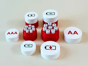 Battery Organizer Jar – AA & AAA