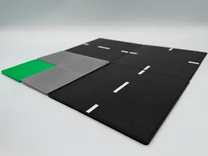 CyberBrick, Toy Car... Roads, Sidwalks, and Grass