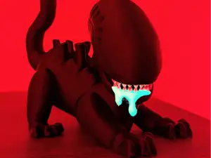 Chibi Xenomorph Figures