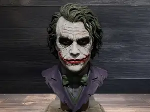 Realistic Joker Bust from the Dark Knight