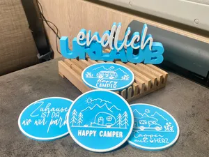 Camping Untersetzer Set