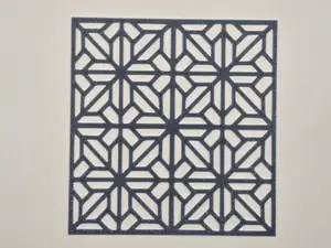 Arabic Tile Stencil Template Pattern Craft