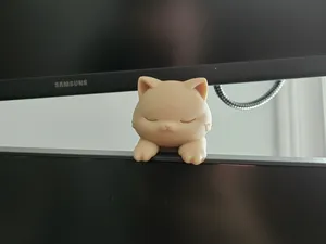 Cat Monitor Buddy - Cute Cat Screen Topper