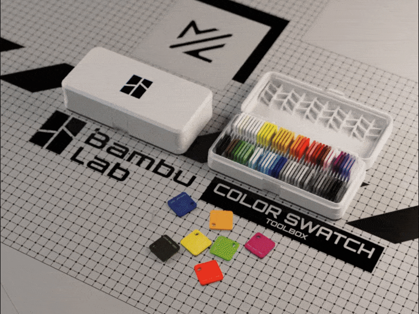 Color swatch holder