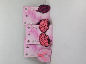 Brain, Heart, and Lungs Earrings