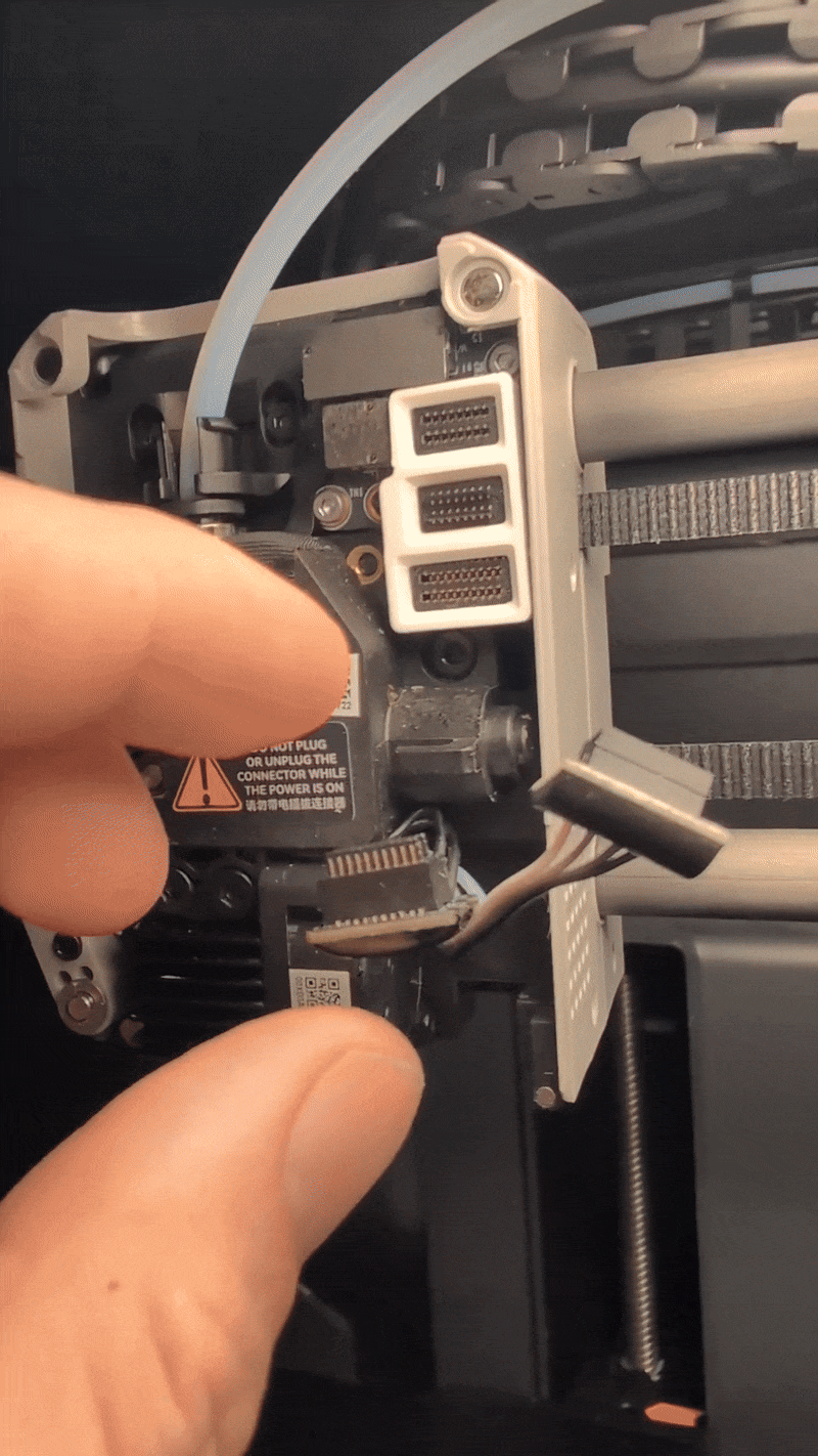 P1S Nozzle Swap Hotend Cable Guide