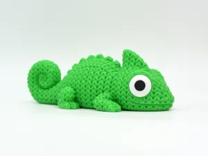 Knitted Chameleon
