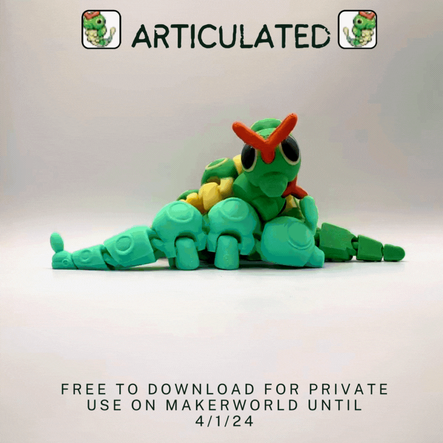 Articulated Caterpie